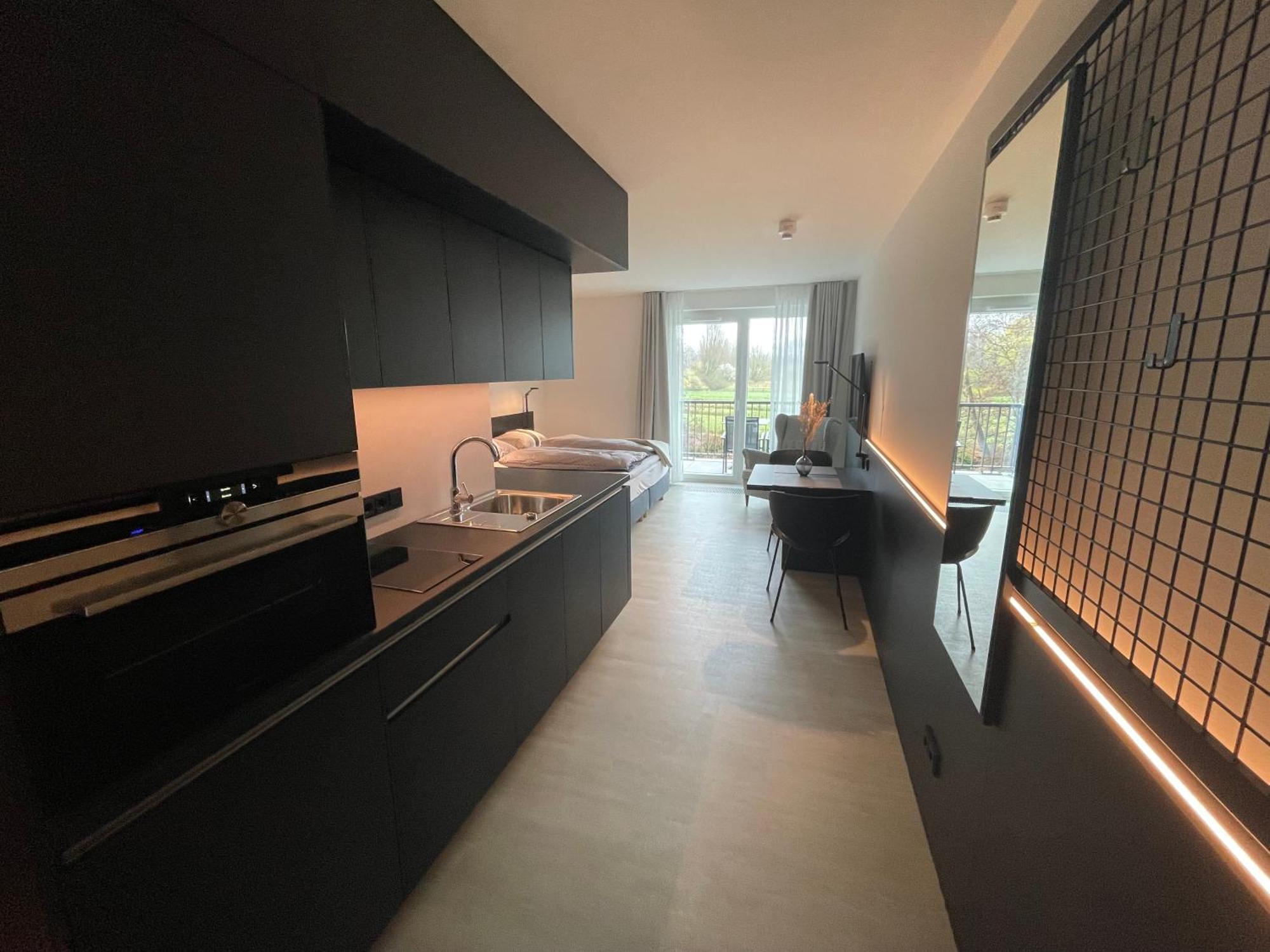 Hotelapartment Ueberwasser Mit Sauna Und Fitness Cuxhaven Luaran gambar